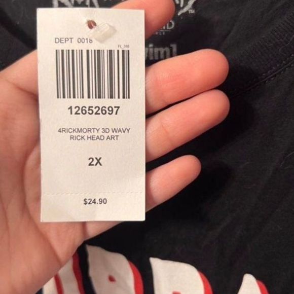 Rick and Morty Hot Topic Graphic Tee NWT Plus 2x - Picture 2 of 3